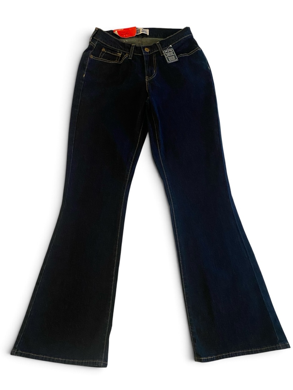 Levi Strauss Signature Women’s 8 M Curvy Bootcut Jeans Dark Wash NWT Stretch